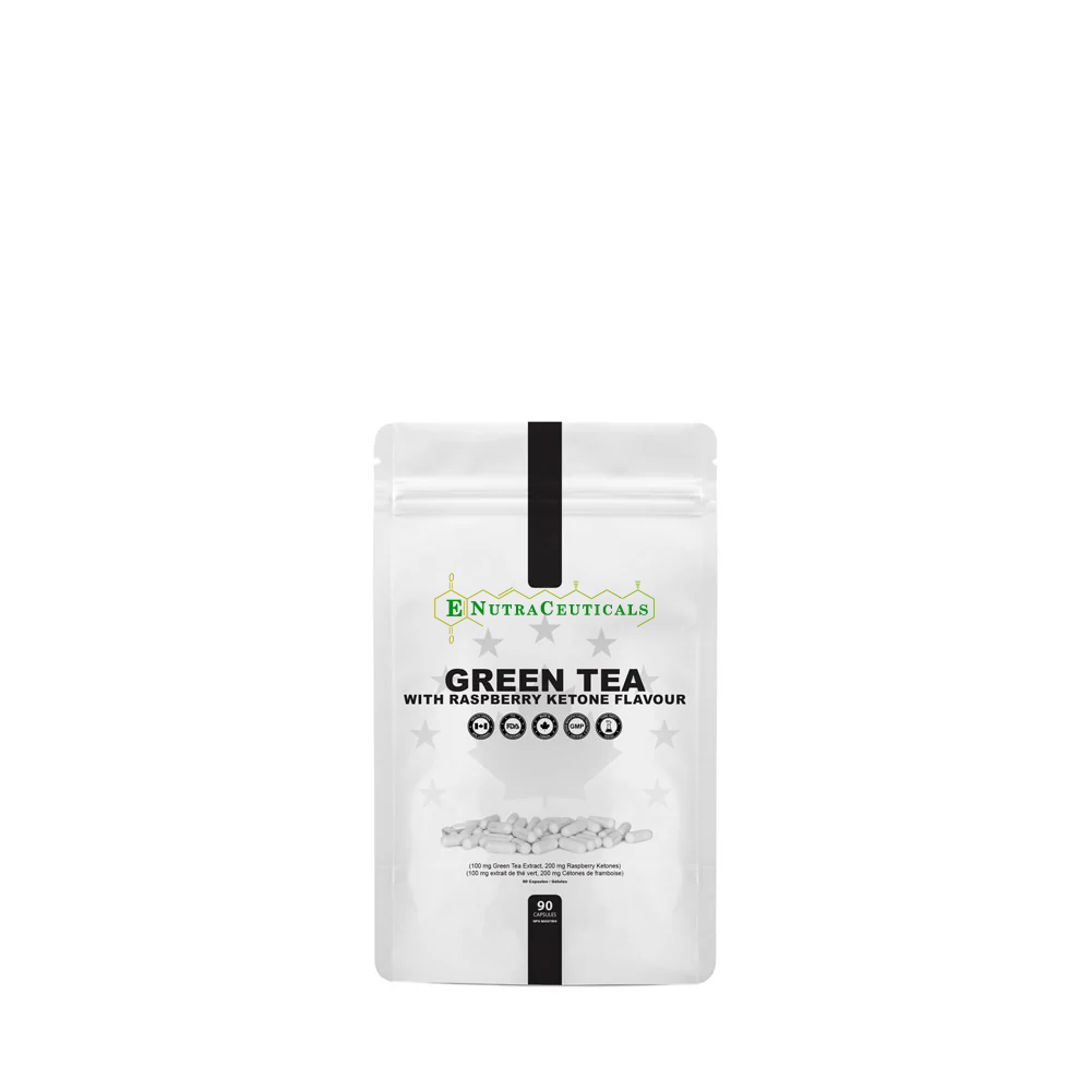 Green-Tea-with-Raspberry-Ketone-Flavour--90-Capsules Raspberry Ketone Flavour with Green Tea - Image 1