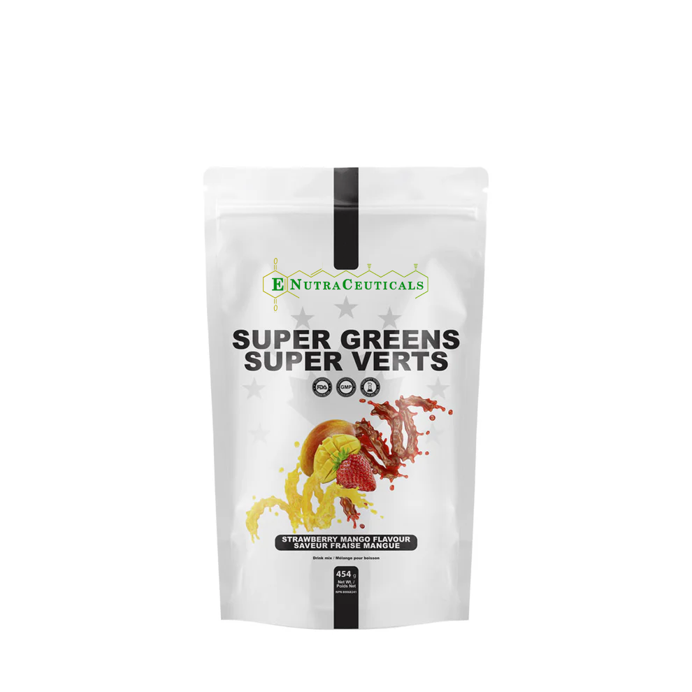 Super-Greens-454g-Strawberry-Mango Limited Edition Strawberry Mango Super Greens Powder - Image 1